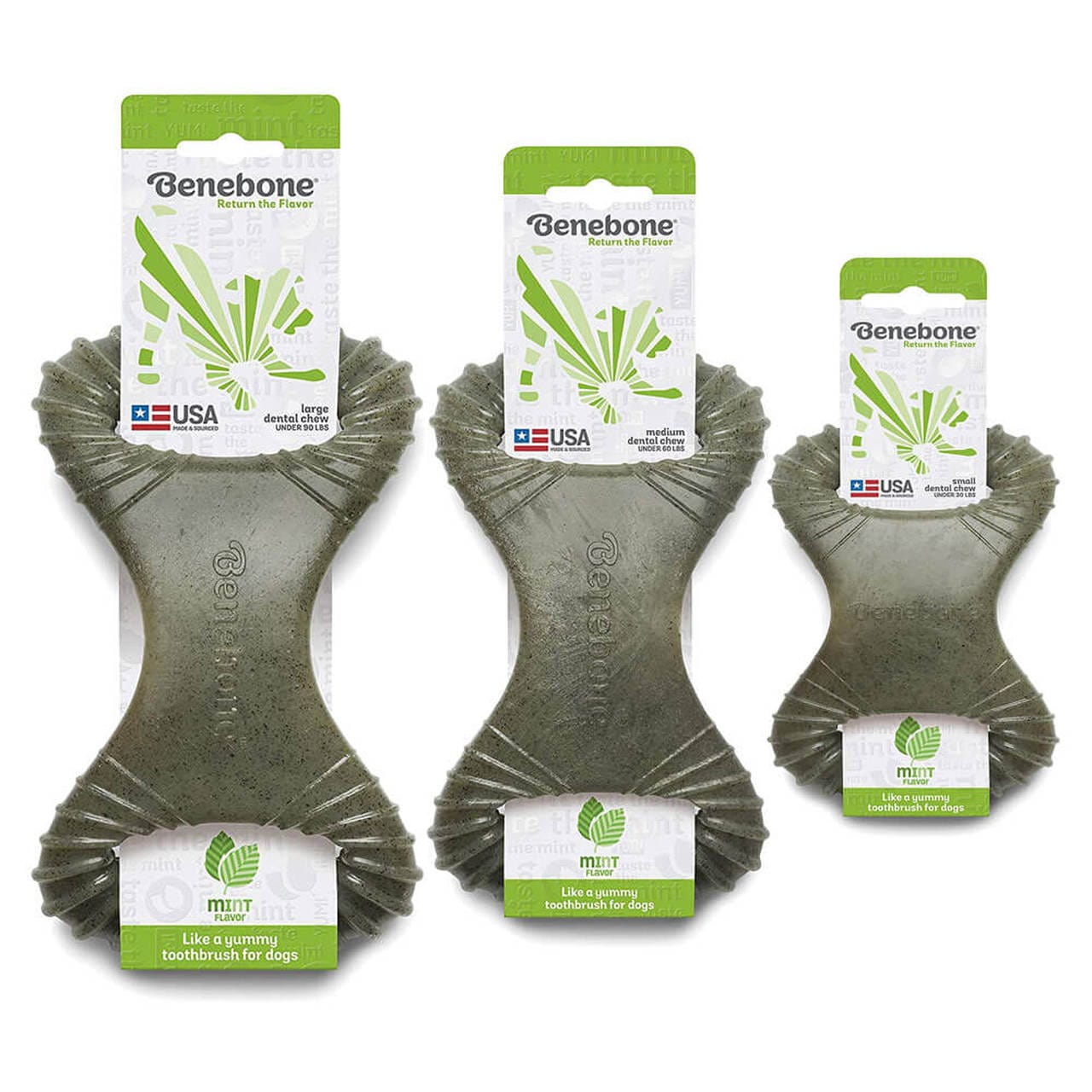 PETSOLUTIONS - Benebone Dental Chew Menthe (S)