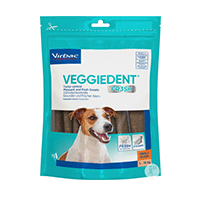 Lamelles Veggiedent Fresh S pour chiens de 5-10kg