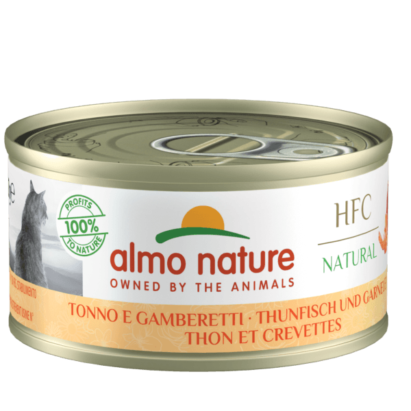 Almo Nature Thon Crevettes : aliment humide