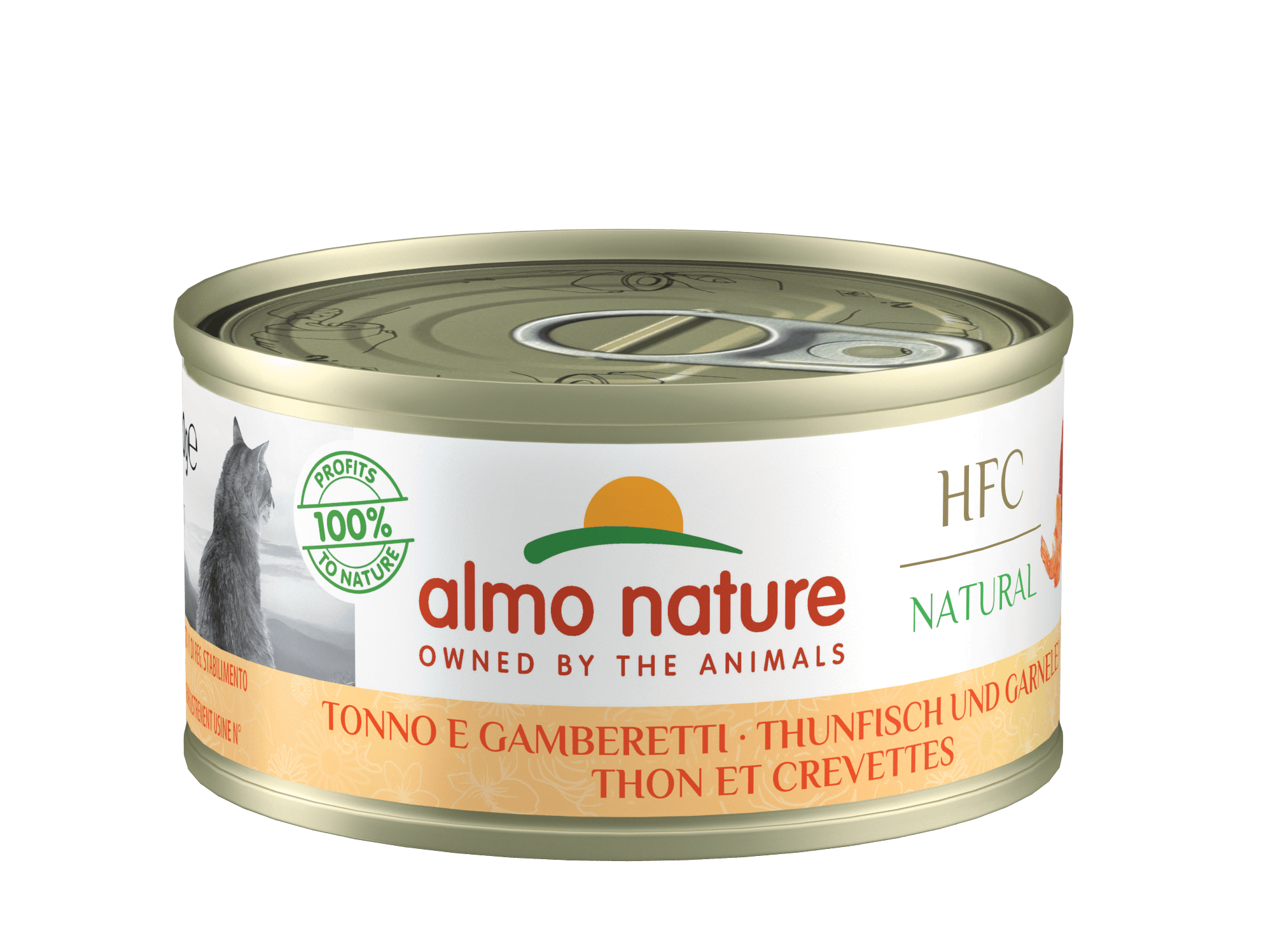Almo Nature Thon Crevettes : aliment humide
