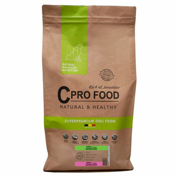 CPro Food Chiots Saumon et Riz croquettes
