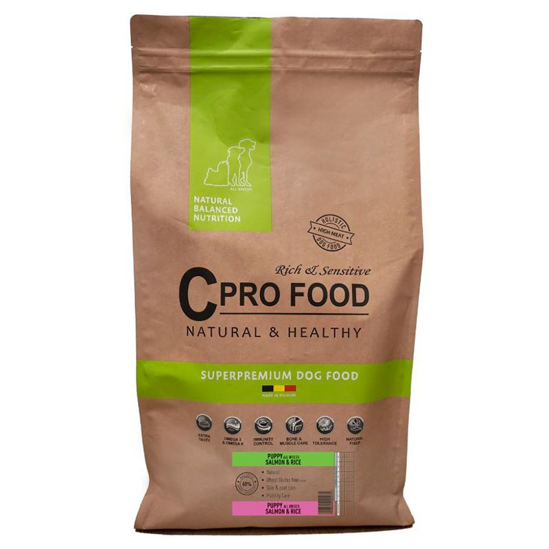 CPro Food Chiots Saumon et Riz croquettes