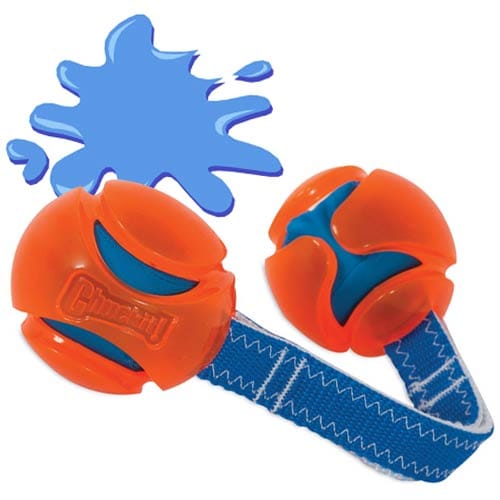 Hydrosqueeze Duo Tug Chuckit! : jeu d'eau pour chiens