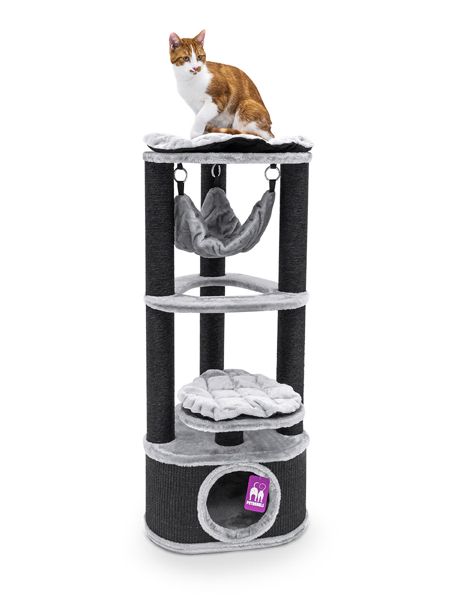 Arbre à chats Catharina 120 Petrebels Gris