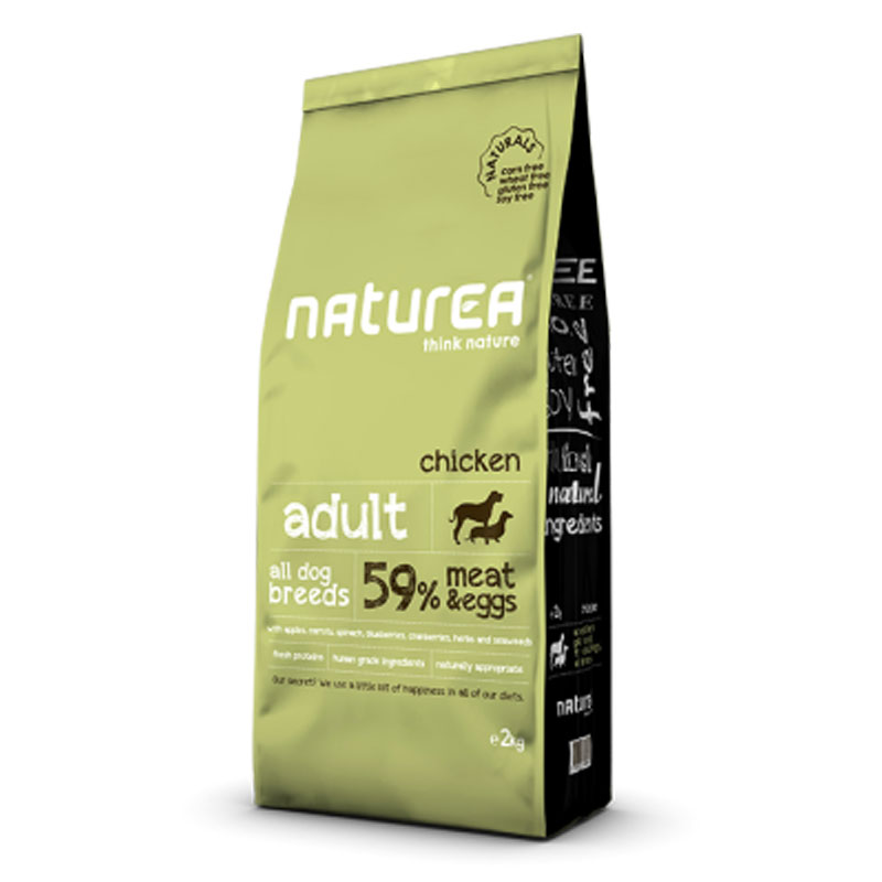 Naturea Adulte Poulet croquettes pour chiens