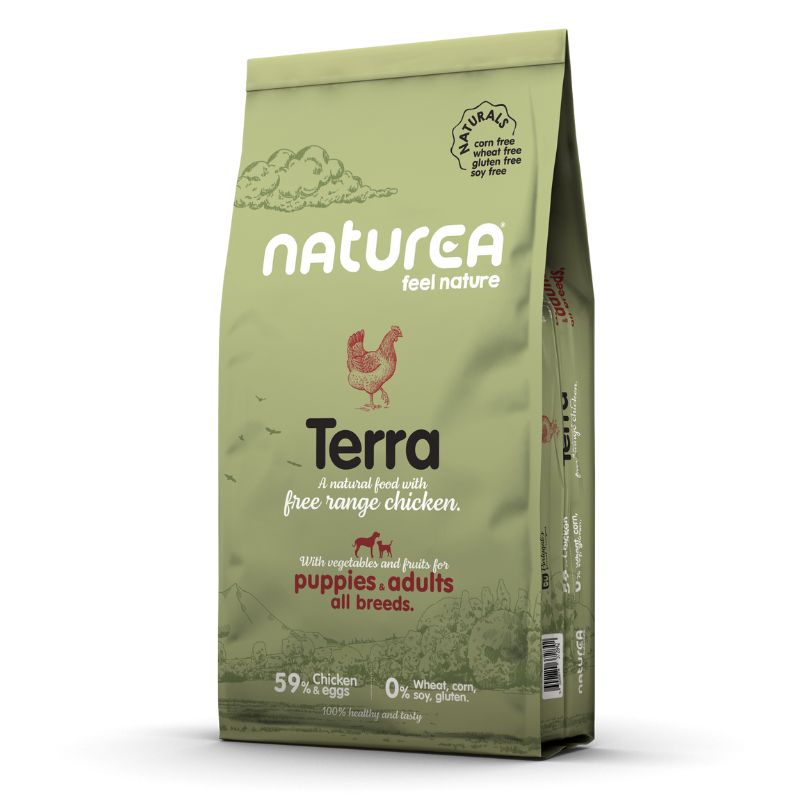 Naturea Adulte Poulet croquettes pour chiens Terra