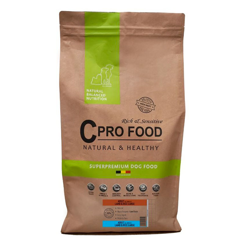 CPro Food Adulte Agneau et Riz Grandes Races croquettes pour chiens