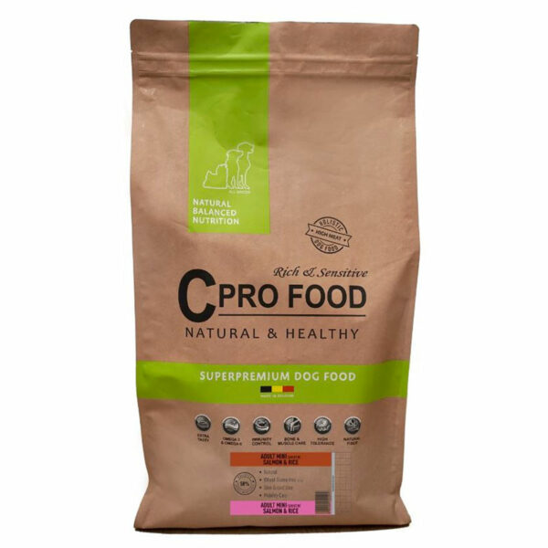 CProFood Adulte Mini Sensible Saumon Riz croquettes pour petits chiens sensibles