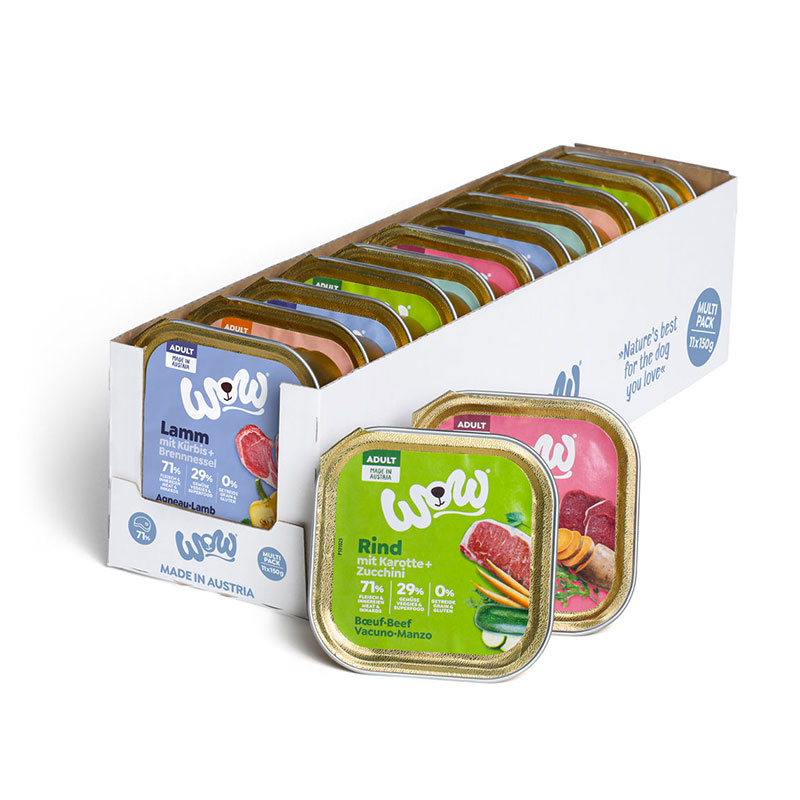 Wow Adulte Multipack aliment humide pour chiens