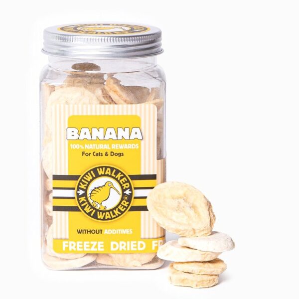 friandises lyophilisées banane pour chiens et chats kiwi walker