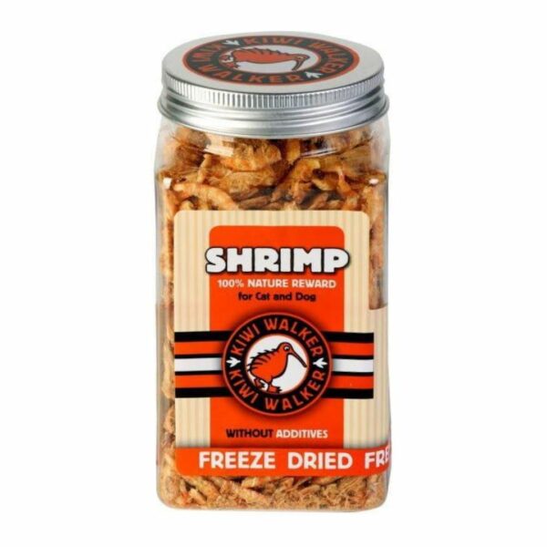 friandises lyophilisées crevette pour chiens et chats kiwi walker