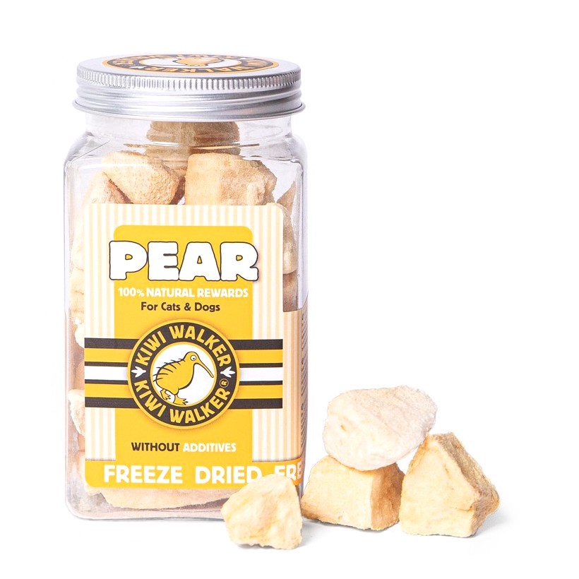 friandises lyophilisées poire pour chiens et chats kiwi walker