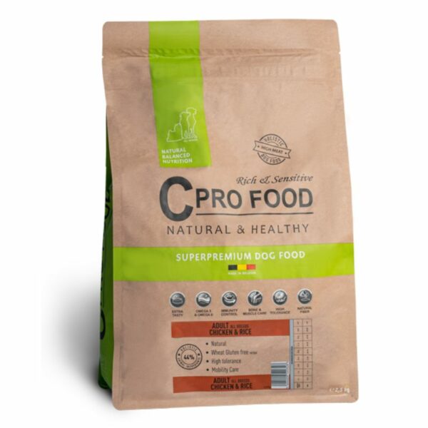 CProFood Adulte Poulet Riz Large : croquettes pour chiens