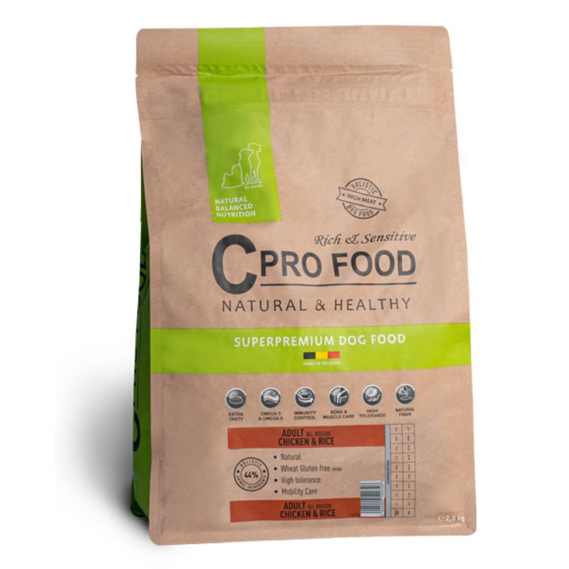 CProFood Adulte Poulet Riz Large : croquettes pour chiens