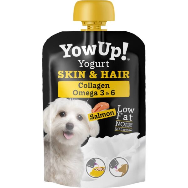 YowUp Yaourt Peau et Poil friandise liquide pour chien