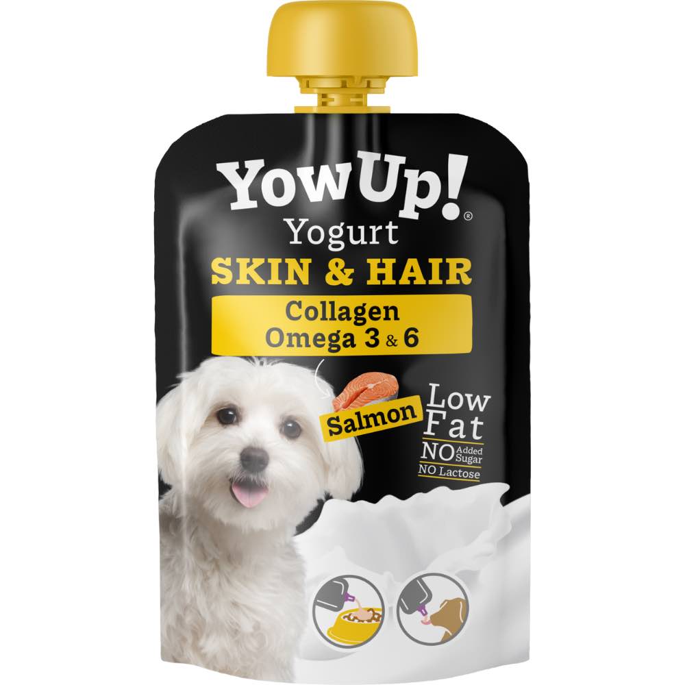 YowUp Yaourt Peau et Poil friandise liquide pour chien