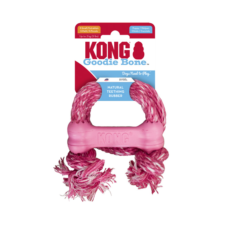 Kong Chiot Goodie Bone avec Corde