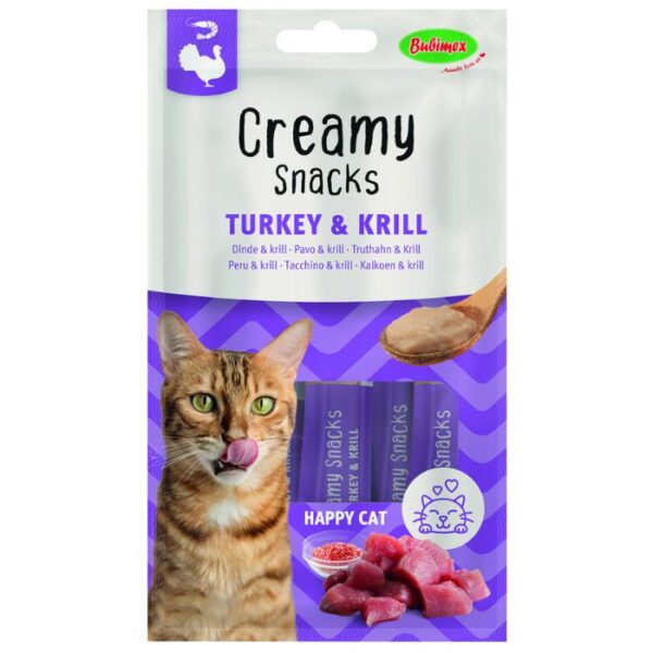 Creamy Snacks Dinde Krill Bubimex