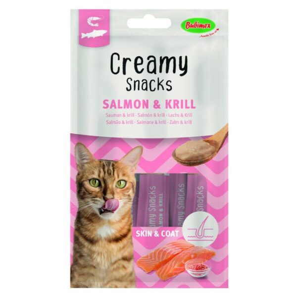 Creamy Snacks Saumon Krill Bubimex