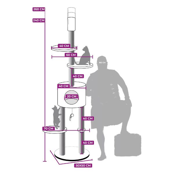 Arbre à chats Anna 240