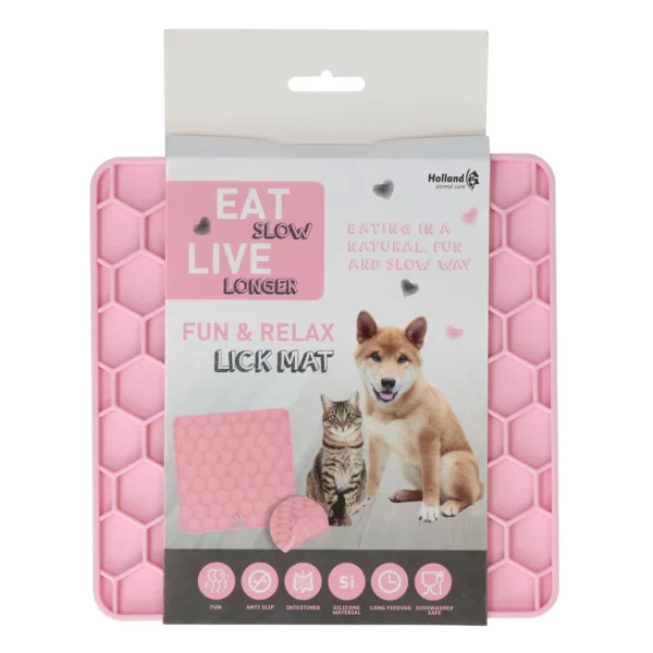 Lick Mat Honeycomb tapis de léchage pour chien