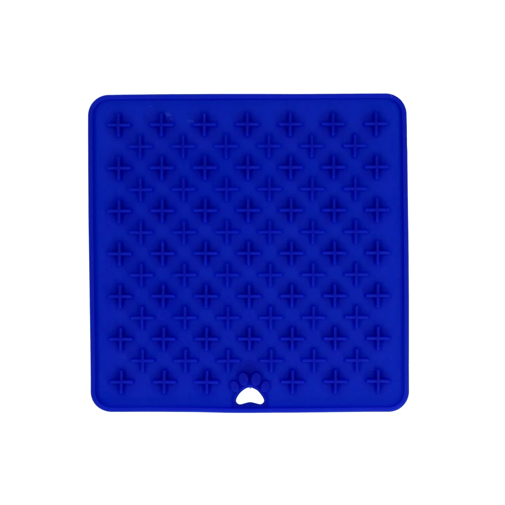 Lick Mat Cross Red tapis de léchage pour chien