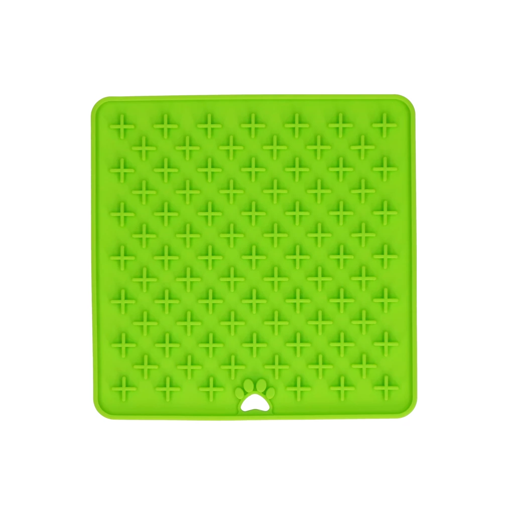 Lick Mat Cross Red tapis de léchage pour chien