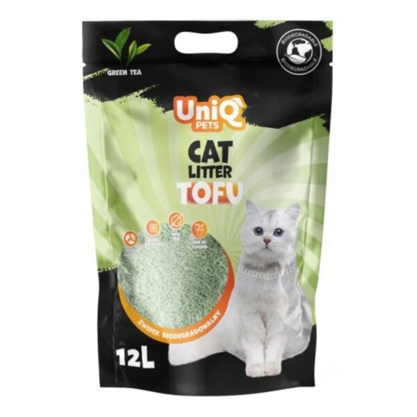 Litière Tofu Uniq Pets Thé Vert
