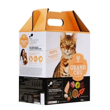 CaniSource Grand Cru Poulet et Canard pour chat - Sans Céréales