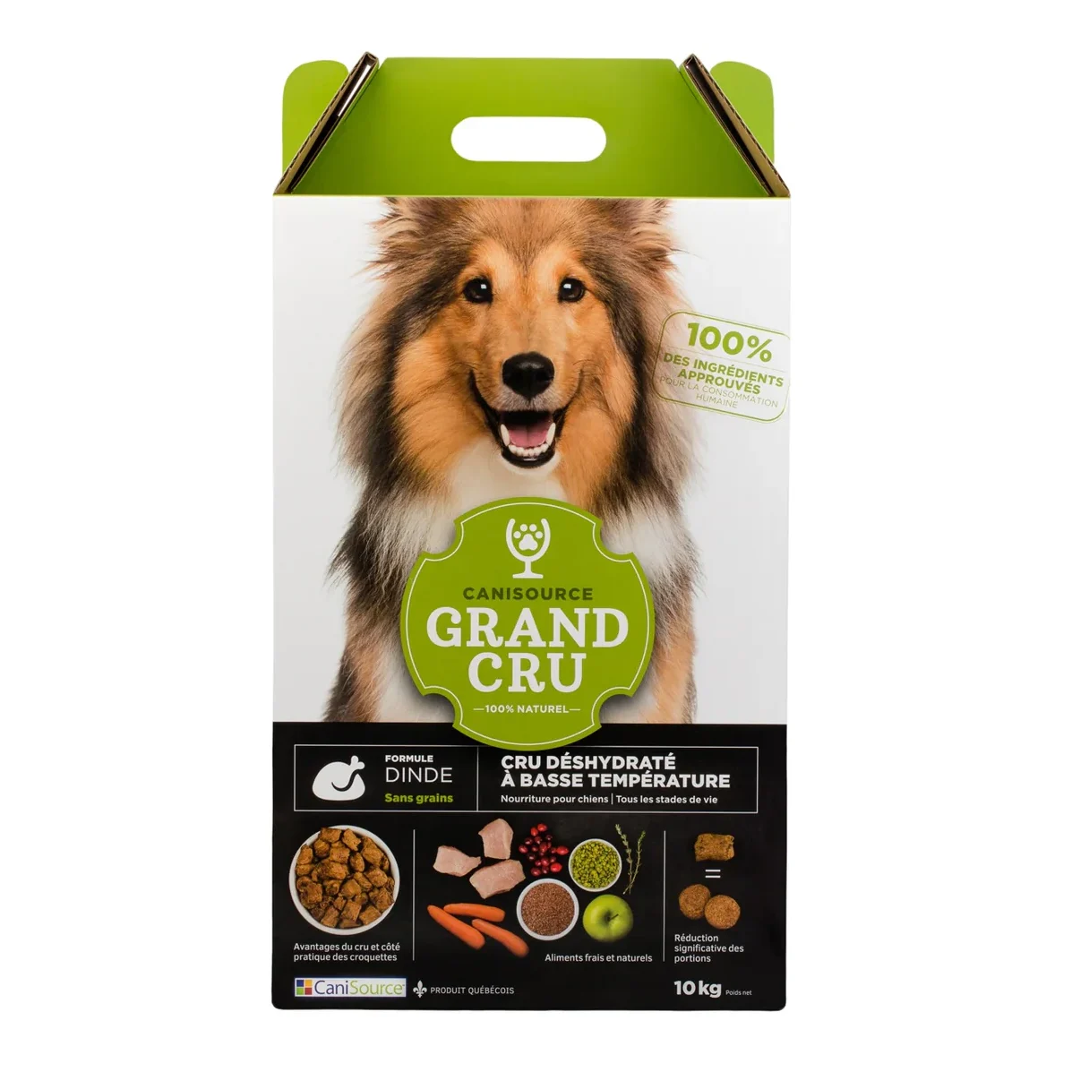 Croquettes CaniSource Grand Cru Dinde – Sans Céréales