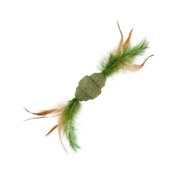 Big losange double plume Jouet pour chat à l'herbe à chat et au matabi