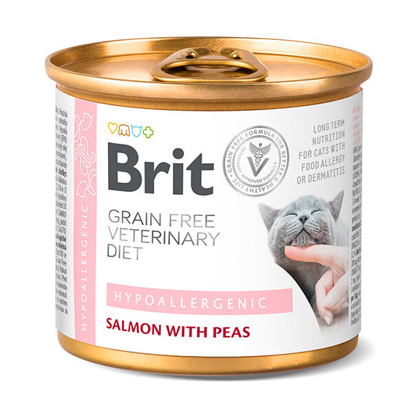 Brit Veterinary Diet Hypoallergénique Chat Aliment Humide