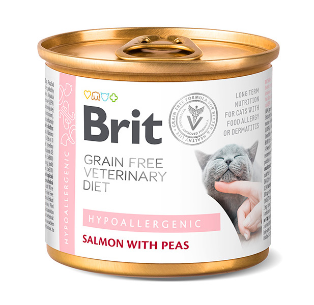 Brit Veterinary Diet Hypoallergénique Chat Aliment Humide