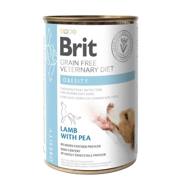 Brit Veterinary Diet Obesity Chien Aliment Humide