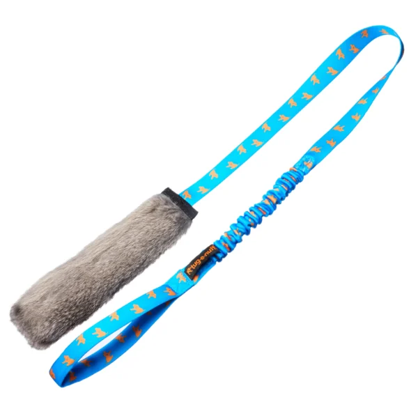 Tug chaser sonore en peau de lapin